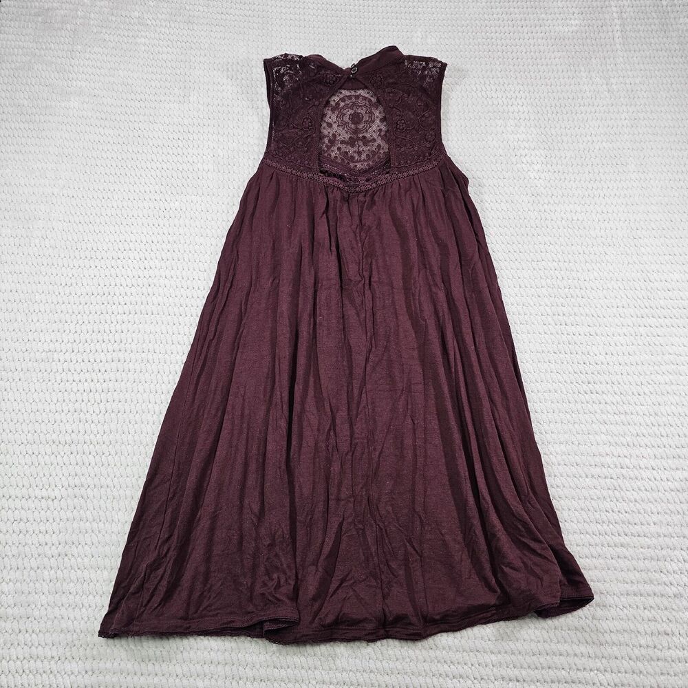 American Eagle Dress Womens XS Maroon Sleeveless Casual Spring Summer - Picture 6 of 7